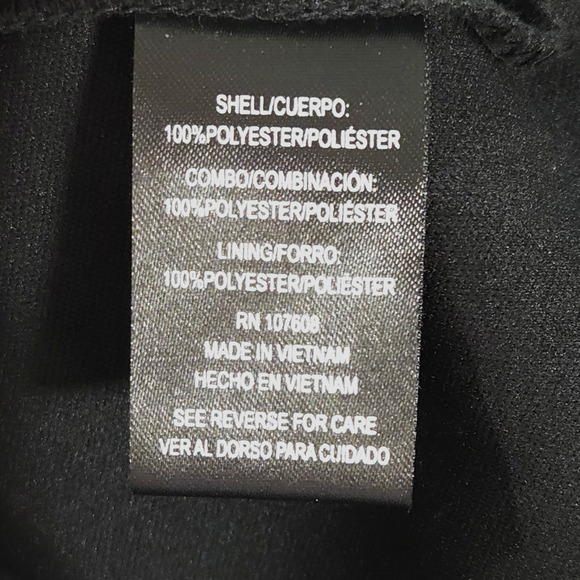 EUC Nicole Miller New York Floral Embroidered Tulle Dress Sz. 4 Black Blue Red - Picture 5 of 10